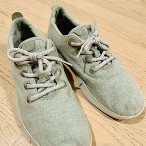 Allbirds Wool Running Shoe (mint green)